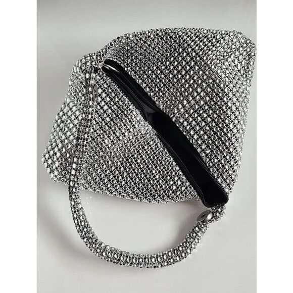 ✨ Glitter Decor Sparkly Shiny Bling Evening Party Purse Clutch Wristlet Bag NEW - Picture 11 of 17